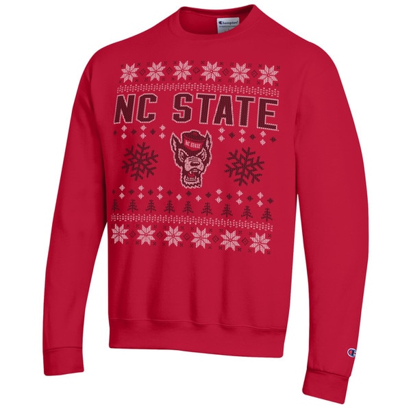 Red Crewneck Sweatshirt - NC State
